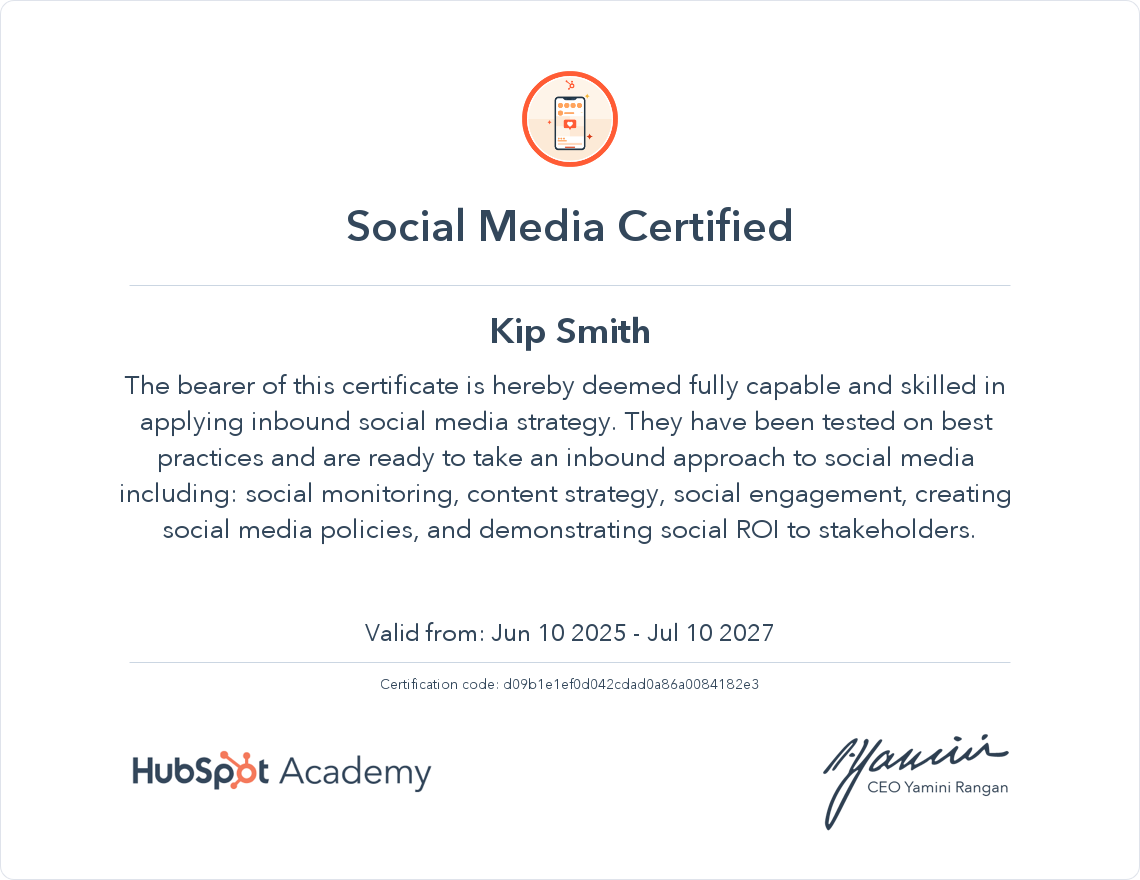 Social-Media-Certification